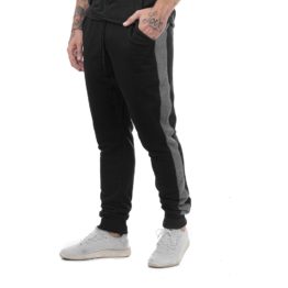 calca-moletom-jogger-banner-preta-masculina-lado
