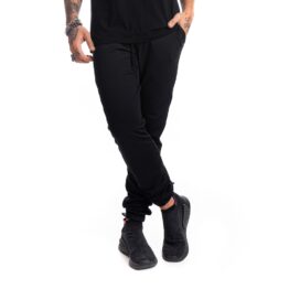 calca-esportiva-masculina-overtraining-preta-frente Calça Esportiva Jogger Basic